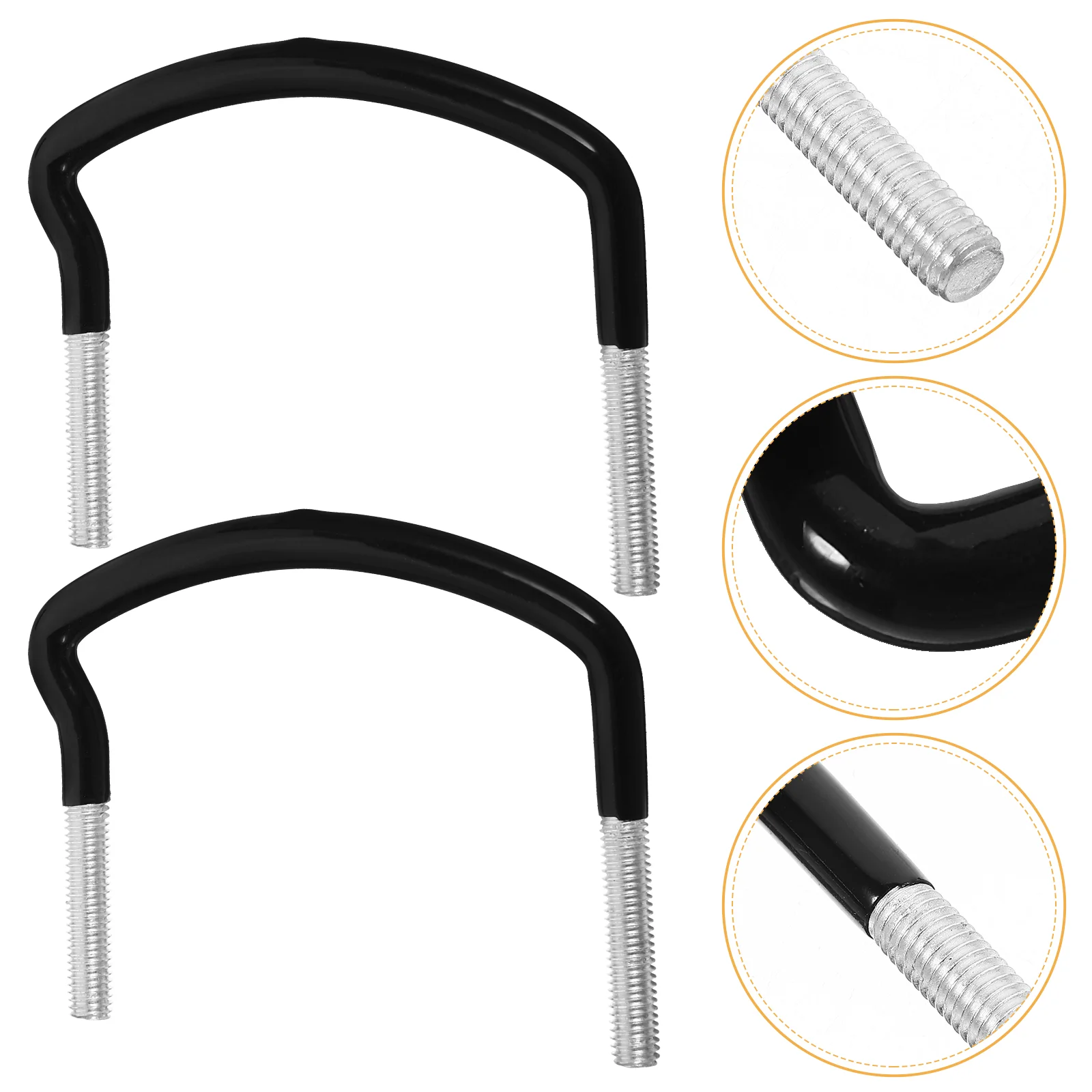 2 Pcs Roof Luggage Nuts Car Mount Installation Accessory Brackets Truck Universal