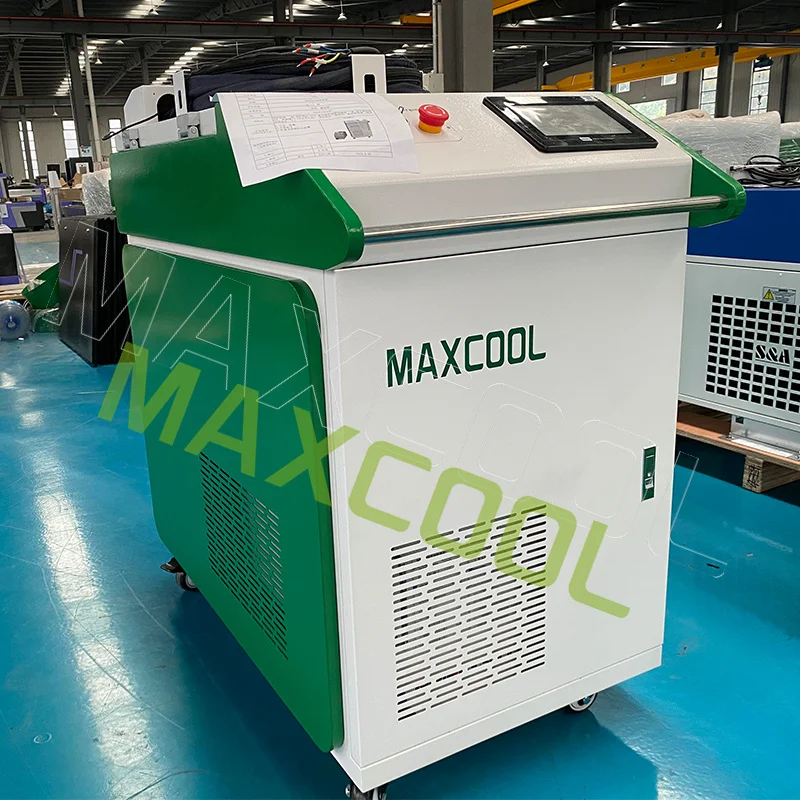 New Laser Cleaning Machine MAXCOOL Laser Rust Removal Cleaner Fiber Clean Metal razortek mold rust removal cleaning equipment metal clean machines 1500w 2000w 3000w fiber laser cleaning machine