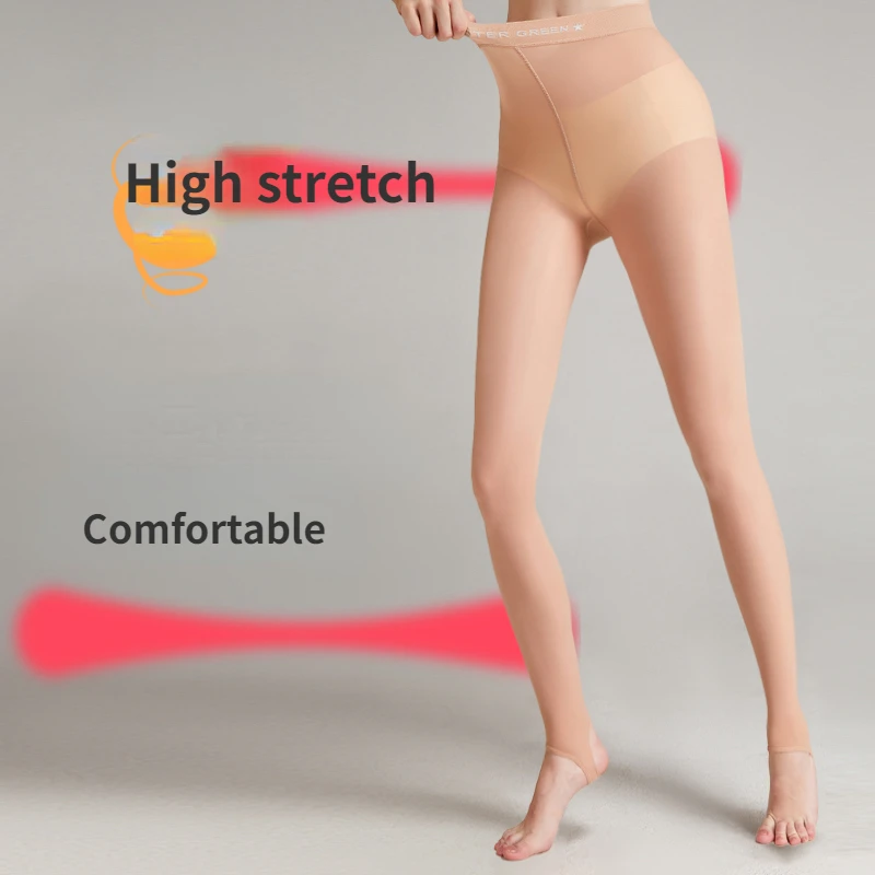 Golf Sunscreen Clothing Socks Natural Color Stockings Anti-ultraviolet Skin-friendly Slim Leggings Outdoor Anti-UV Bottomings