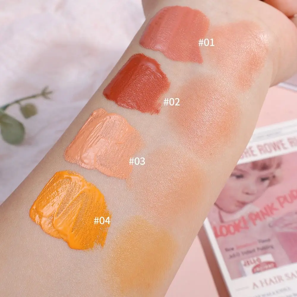 Women Mini Liquid Blusher Silky Smooth Matte Long lasting Blush Highlighter Stick Waterproof Cheek Eye Mousse Face Blush blush stick liquid blush facial blusher