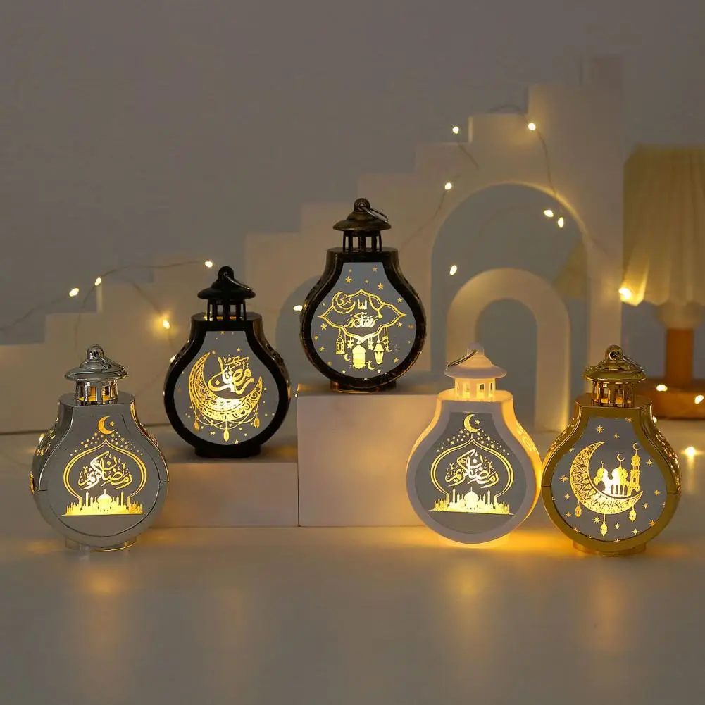 

Eid Table Decoration Elegant Star Moon String Lantern Candle Ornament Set for Warm Ramadan Eid Decor Decoration for Festive
