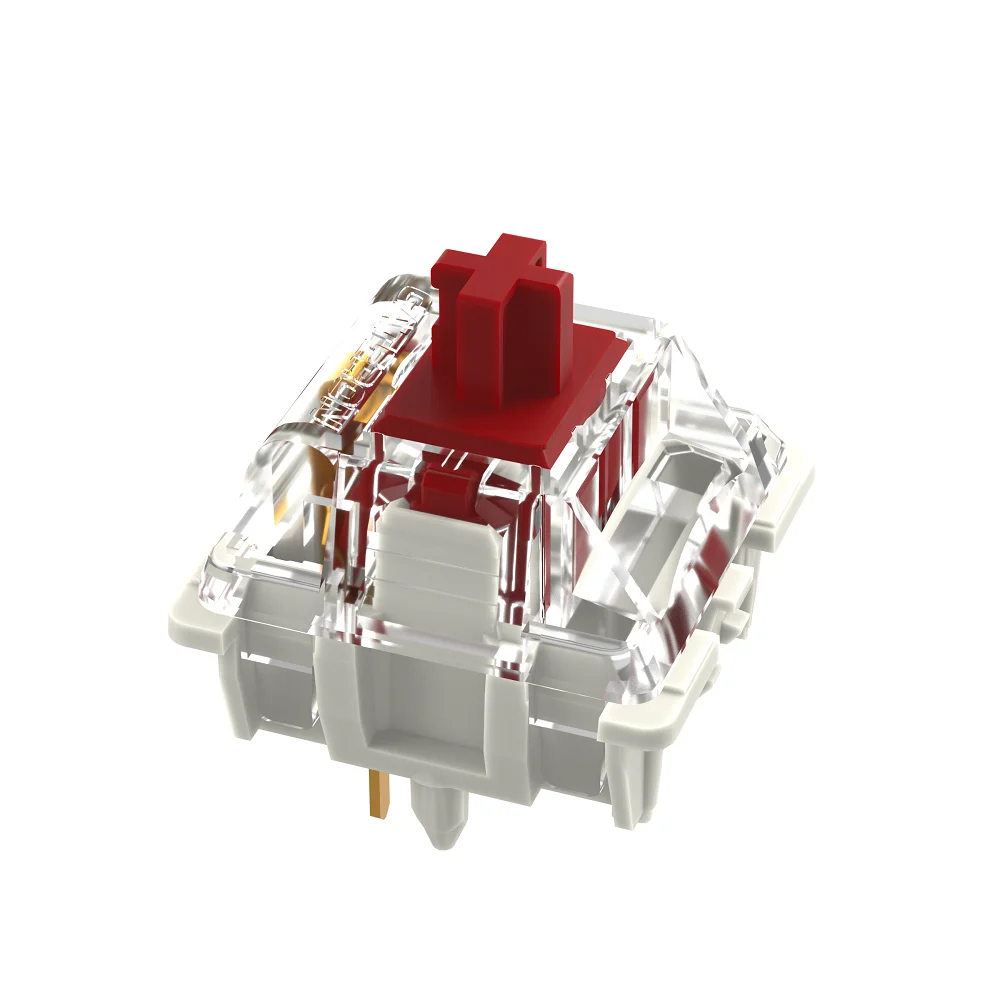Gateron-pro 2.0 Rgb Interruptor Tátil Linear Branco Amarelo Prata v2 3pin Vermelho Marrom Hot-swappable Teclado Mecânico - Imagem 6