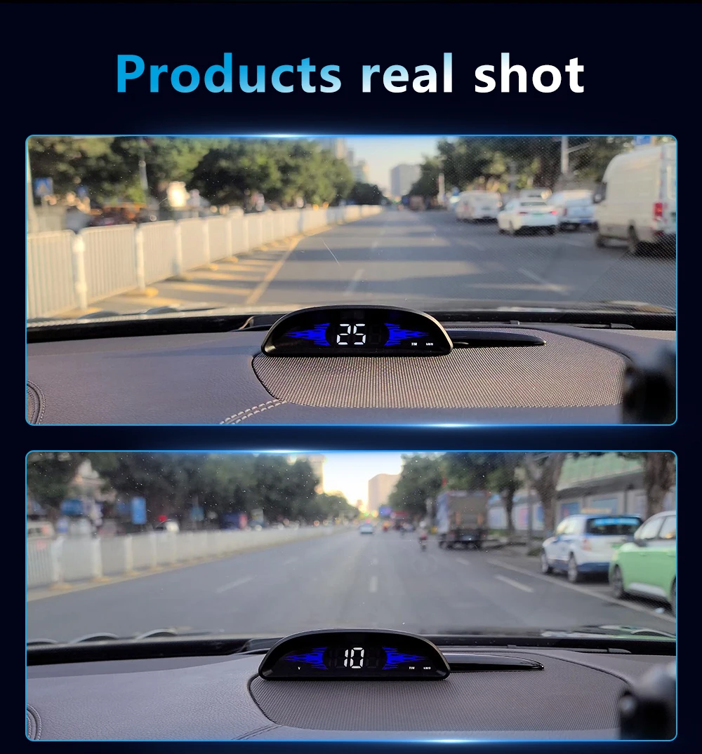 G2 B2 Head Up Display GPS / OBD Multifunctional Smart Car HUD Digital Speedomete