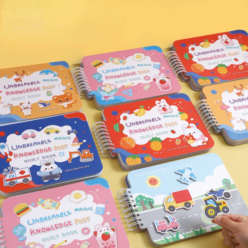 

Новая детская книга, тихая книга с животными, познавательные учебные пособия, Детские обучающие игрушки, книжка с пастой