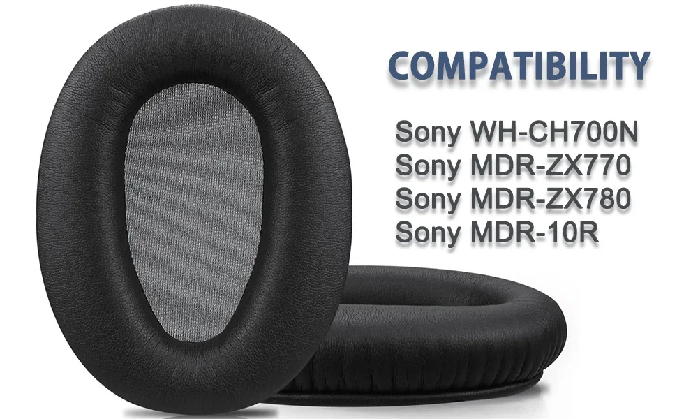 Replacement Ear Pads Cushion for Sony WH-CH700N CH710N Headphones Earpads MDR-ZX770 ZX780 10R Ear Cushions Repair Parts