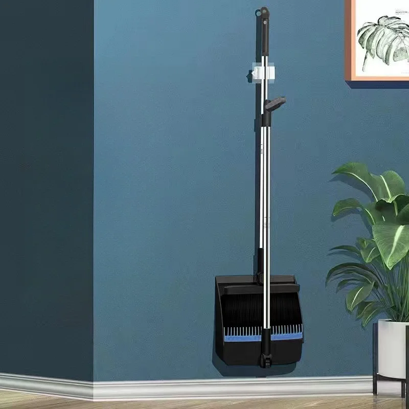 Broom set Household broom broom Dustpan set Brush head sweeping Individual sweep broom Foldable garbage shovel broom 2
