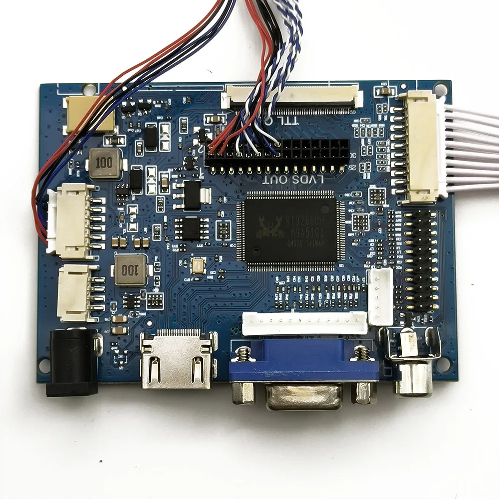 Kit de Placa de Controle para Tela Lcd Hdmi Mais Vga Ltn156at17 Ltn156at02 Ltn156at24 com Controle em Led - Imagem 6