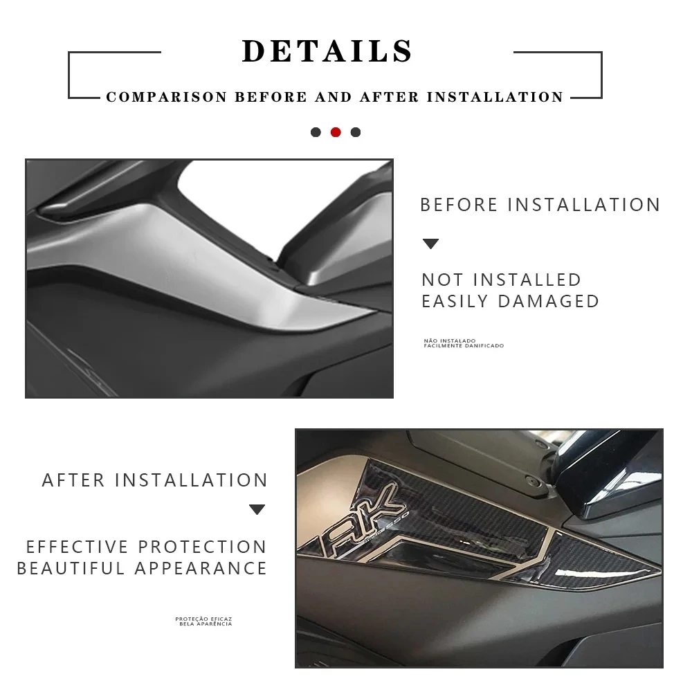 Kymco  3D   ƼĿ, AK550 ƼĿ, ȣ ŰƮ ũ е, ̾ Į 2023-2024  