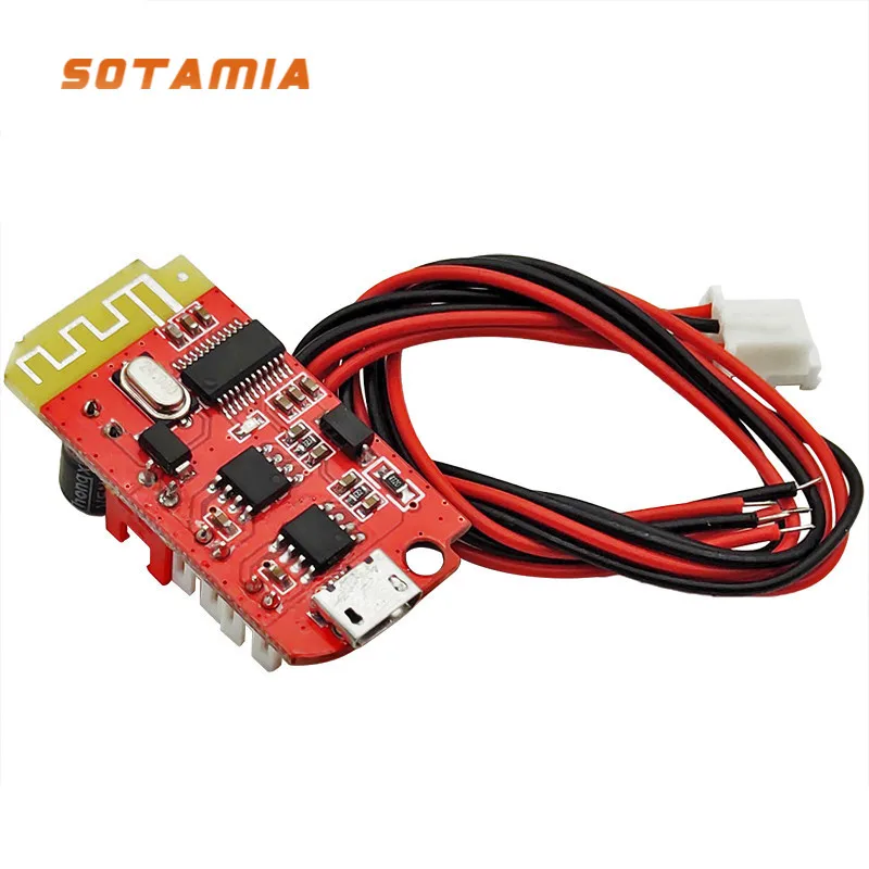 

Мини-усилитель мощности SOTAMIA, Bluetooth 5,0, 2x5 Вт, USB, источник питания