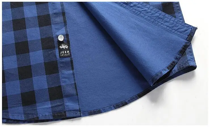 New Summer Men Plaid Short Sleeved Shirts New Fashion Man Outdoor Casual Cargo Shirts Good Quality Male Cotton Shirts Size 5XL