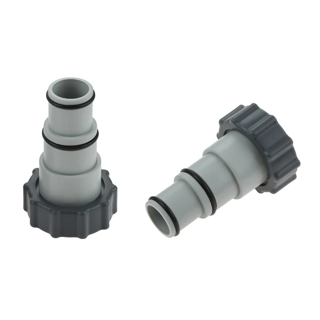 2Db Medence Tömlő Adapter Gallérral A Föld Feletti Úszómedence 1,5 "És 1,25" Az Intex Menetes Csatlakozáshoz Szivattyúk Dugattyú Szelephez - Image 4