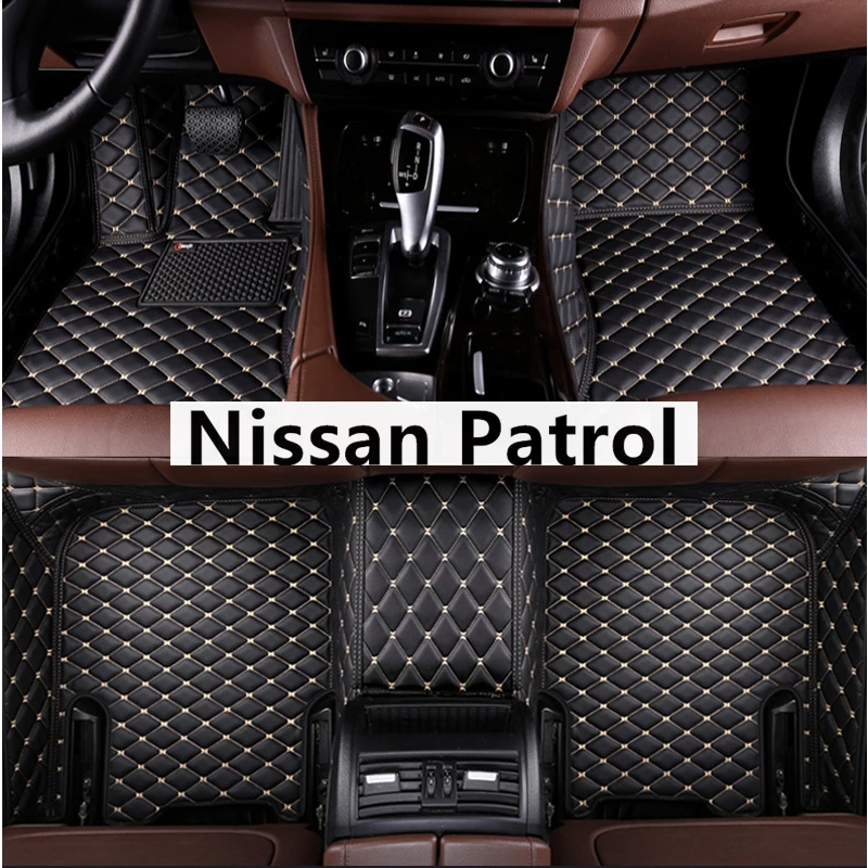 

Модные автомобильные коврики под заказ, новинка, коврики для Nissan патруль Y61 2004-2023 лет, Аксессуары для ног, автомобильные аксессуары