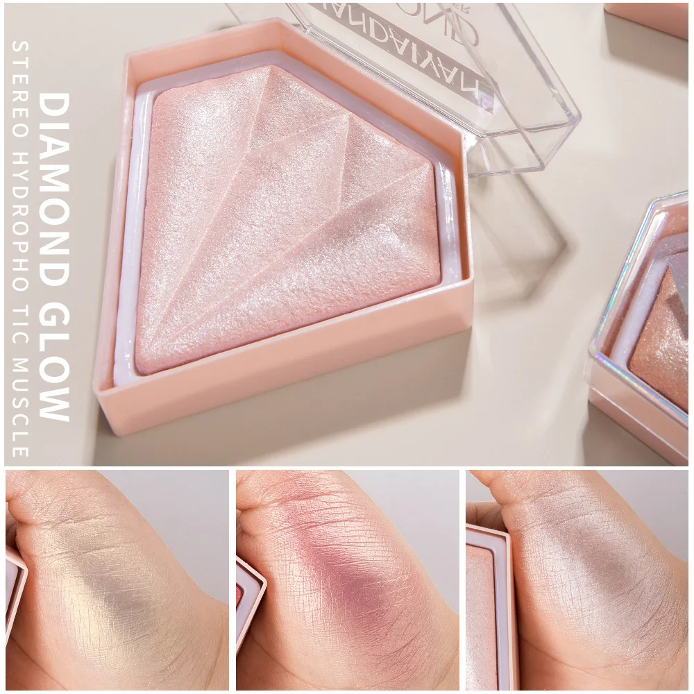 

Diamond Glitter Highlighter Powder Make Up Cosmetics Accessories Facial Makeup Highlighting Body Contour Metal Brighten