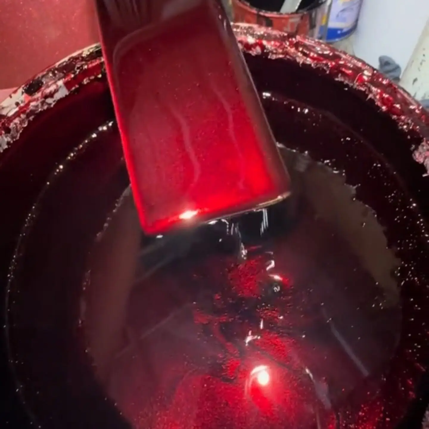 Automotive Paint Pigment Powder Metallic Blood Red Automotive Paint Pearl Pigment Powder
