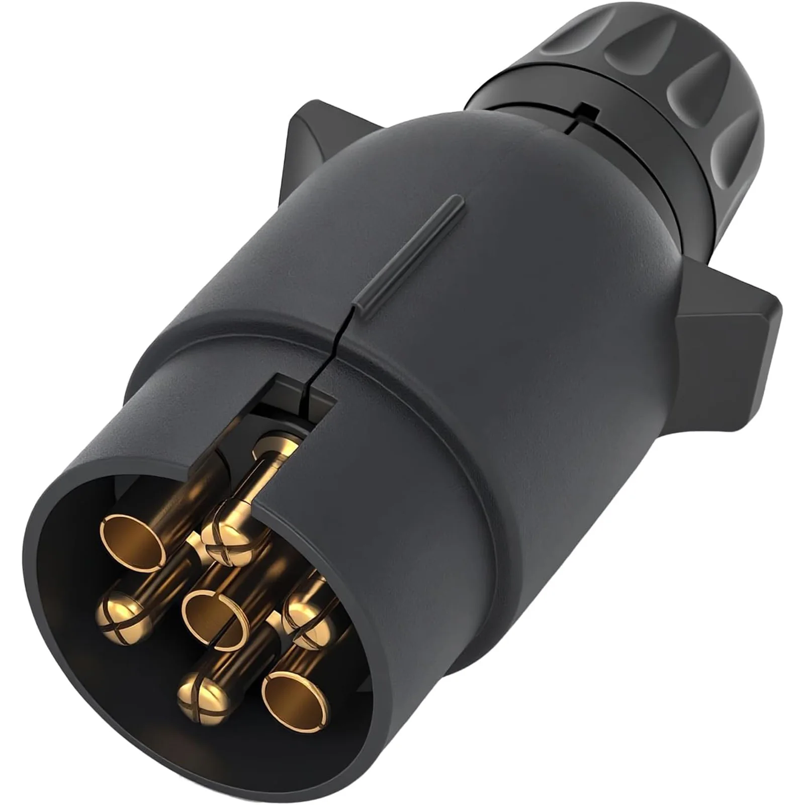 13-poliger 7-poliger 12V Steckeradapter Anhängerkupplungssteckdose Wasserdichter Anhänger-Elektroanschluss für LKW Wohnwagen RV-Anhänger – Detail 10