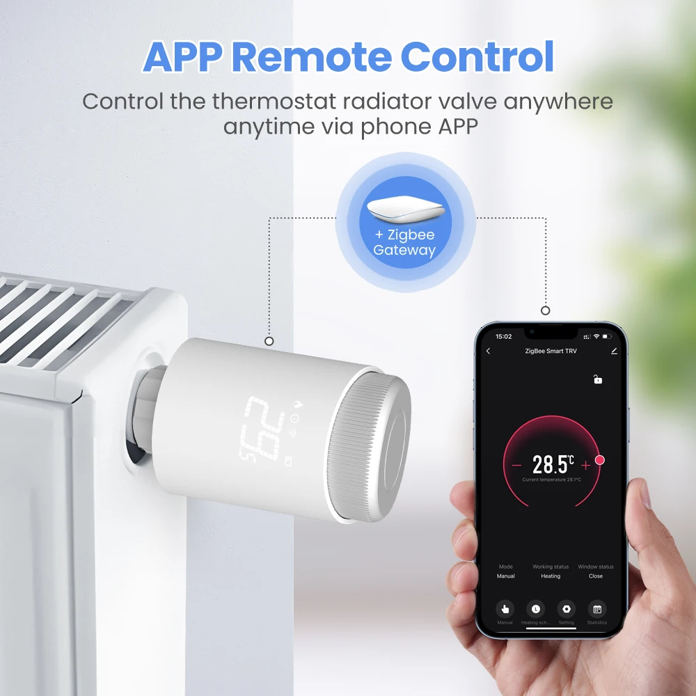 Sd0b83a2945ab4ad0bd8e1bdc1c7721d4d ZigBee Smart Thermostat Radiator Actuator Tuya Programmable Heating Thermostat Temperature Controller For Alexa Google Home