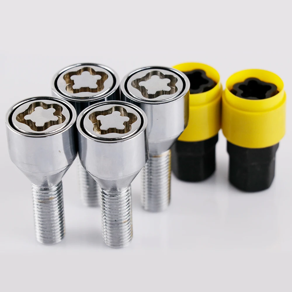 thumbnail image 2 of Aazon.co: 5PCS 14x1.25 Anti-Theft Car Wheel Studs Lock & Wheel Lock 2 of 14