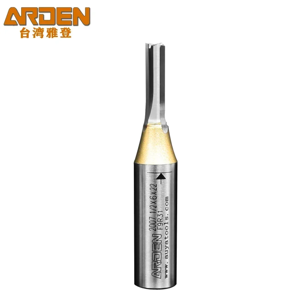 ARDEN TCT 3 플루트 스트레이트 다기능 커팅 라우터 비트 드릴링 트리밍 조각 목재 MDF 목공 밀링 커터