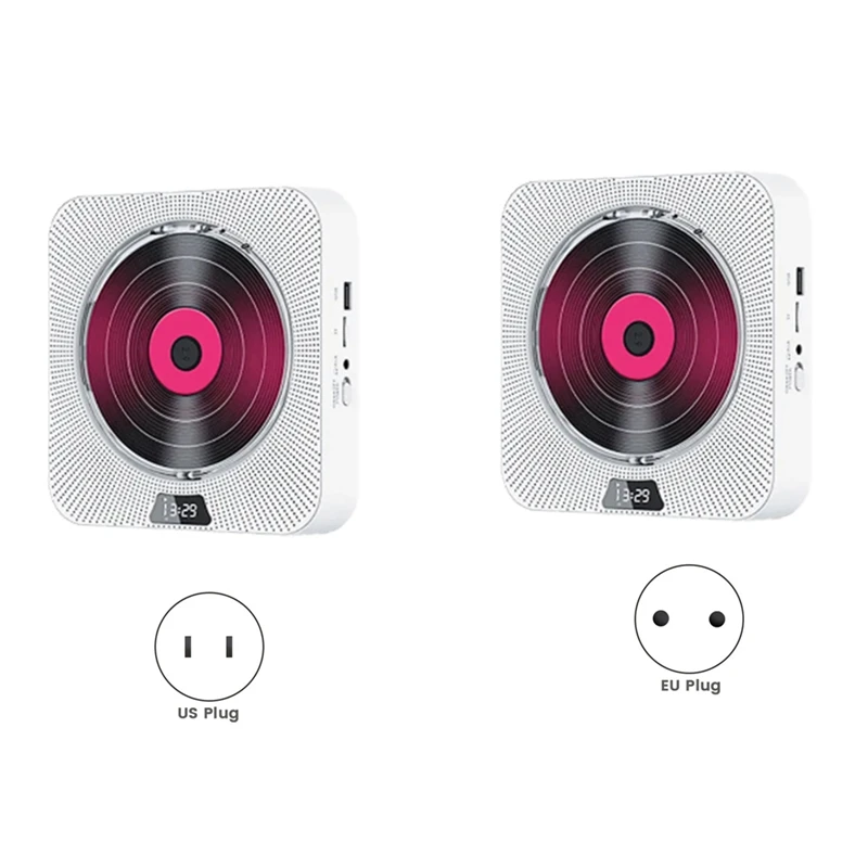 Nuovo Lettore Cd A Parete Radio Fm Bluetooth Disco Usb Lettore Musicale Portatile Altoparlante Stereo Con Telecomando