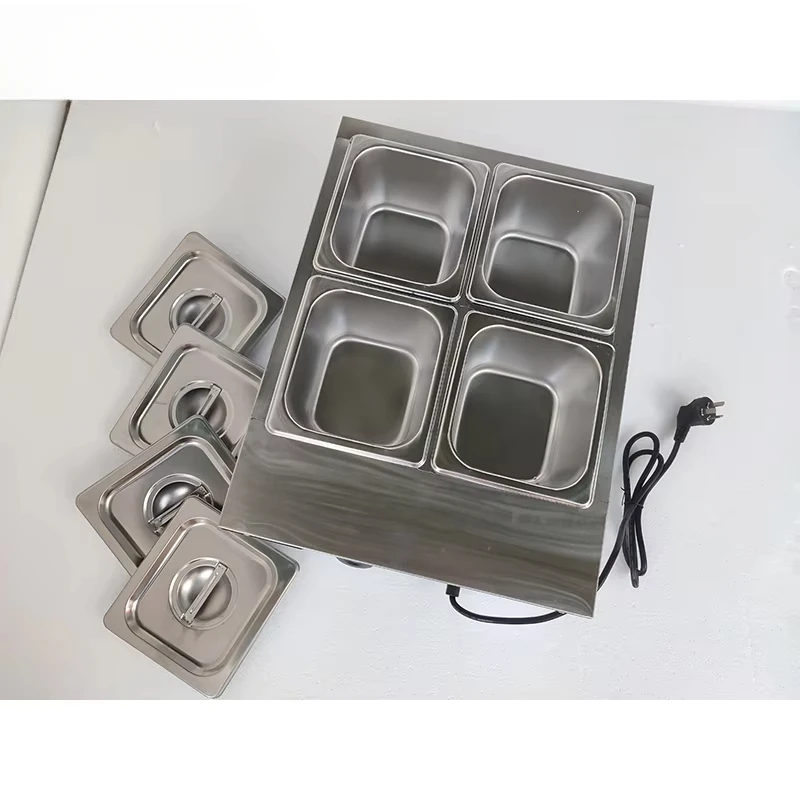 High Quality Multifunctional Pot Stainless Steel Chocolate Melting Furnace Butter Stove Food Warmer EH-24