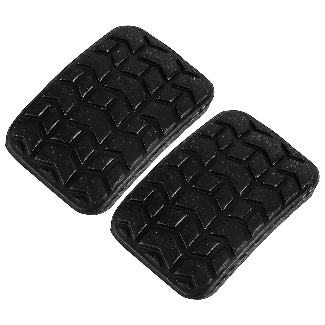 B092-43-028 2pcs Brake Clutch Rubber Pedal Pad Cover Fit for Mazda Miata 1990-1997 1999-2003 Black