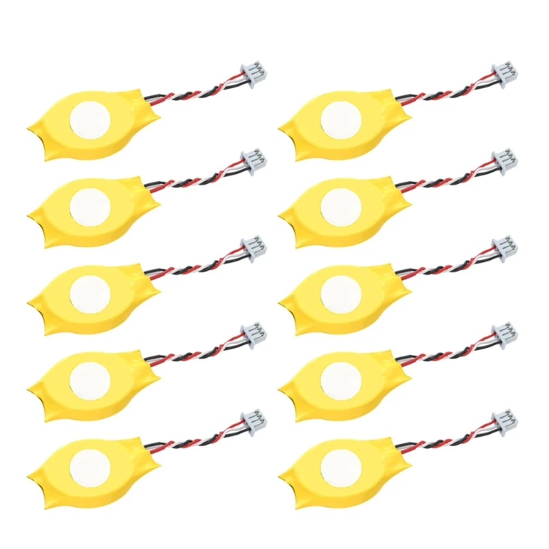 10 шт. CR2032 3 в провод 3 pin Материнская плата для ноутбука BIOS CMOS батарея для IBM