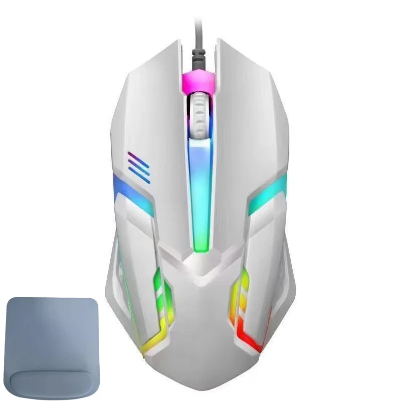Enhanced LED Luminous Backlit USB Wired Gaming Mouse for Desktop and Office Use