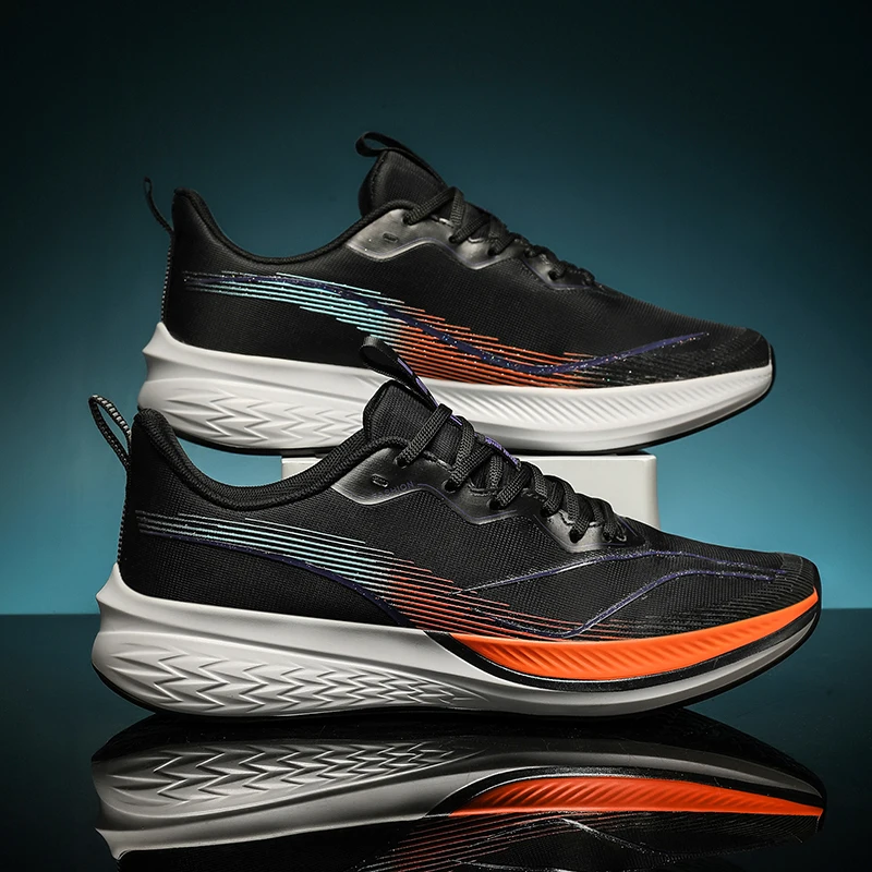 2023 New Men's Running Sports Trainers Outdoor Breathable Anti-slip High Quality Men's and Women's Walking Training Running Shoe