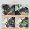 Kitchen Sink Filter Spone Drain Basket Garbage Filter Shelf Strainer Leftover Sink Hanging Rack Multifunctional Drainage Basket 6