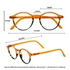 Meeshow Brand Reading Glasses Retro Transparent Fashion blue light blocking glasses Europe Style Men Women presbyopia Anti 1816 5