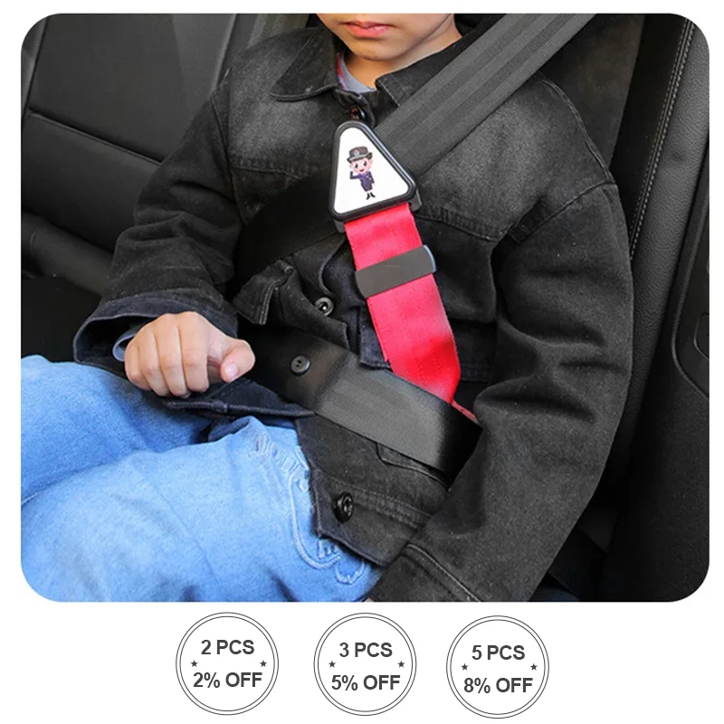 цена Baby Kids Car Seat Belt Adjustable Holder Protective Neck Strap Shoulder Child Car Seat Belt Adjustment Holder