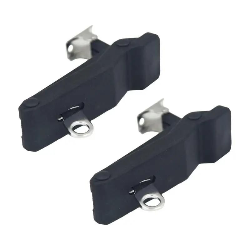 

Front Storage Rack Latch 2pcs Front Storage Latch Black Rubber Latch Reliable And Wear-Resistant Storage Rack Rubber Flexible