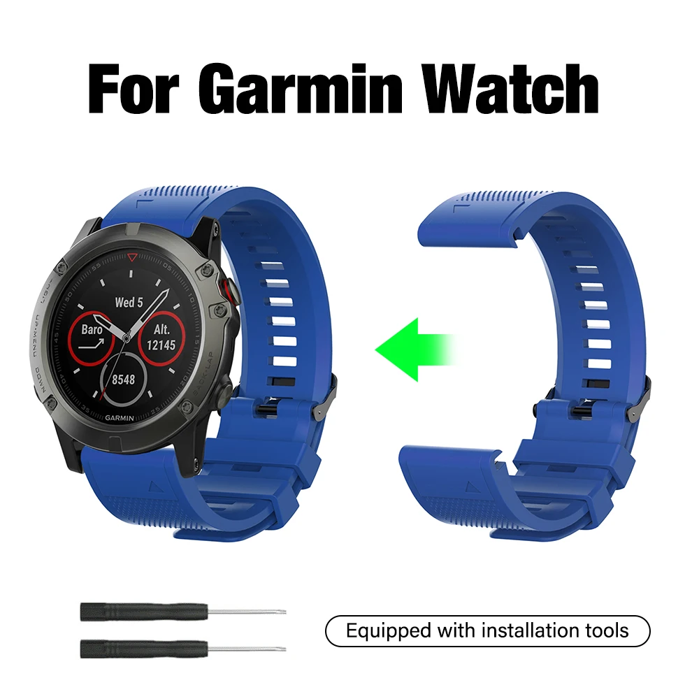 Premium Silicone QuickFit Watch Band Strap - Versatile and Durable Replacement Bracelet