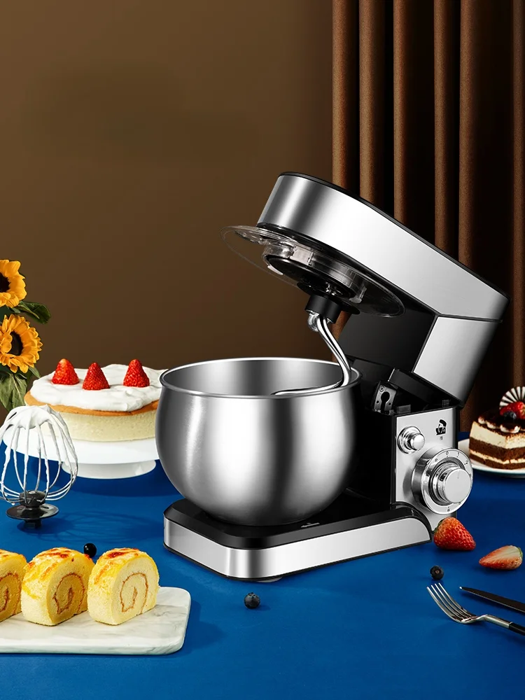 Stand Mixer 6.5L 1500W 6-Speed Tilt-Head Food Mixer with Stainless