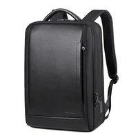 New Brand Genuine Leather with Oxford Men Backpacks Fashion Real Natural Leather Student Backpack Boy Luxury Computer Laptop Bag 1