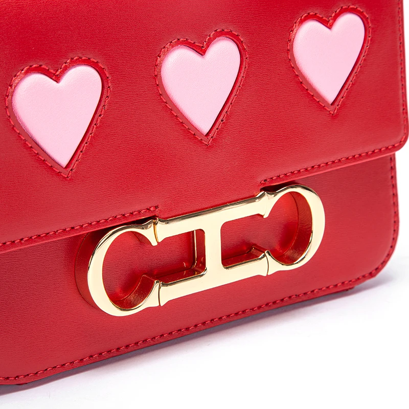 CHCH 2023 Design Luxury Women's Shoulder Bag Valentine's Day Limited Leather Shoulder Bag Limited Edition Of Honeymoon Travel - Image 5