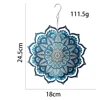 Mandala Kinetic Wind Spinner Art Hanging Yard Garden Decor 3D Whirligig Wind Catcher Sculpture Spirit Clearance Windmill Pendant 6