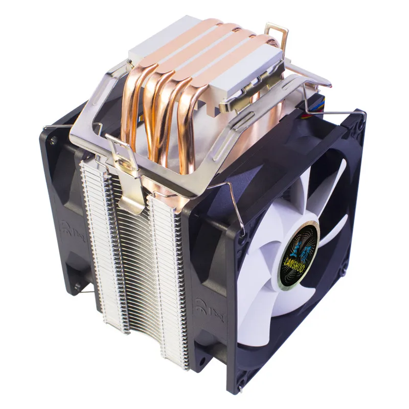 Lga X79 X99 2011 Cpu Cooler Tubo de Cobre Pwm Rgb Ultra Silencioso Ventilador Universal Lga 775 1155 1356 1366 Amd3 Am4 1200 1700 Ventilador Cpu - Imagem 5