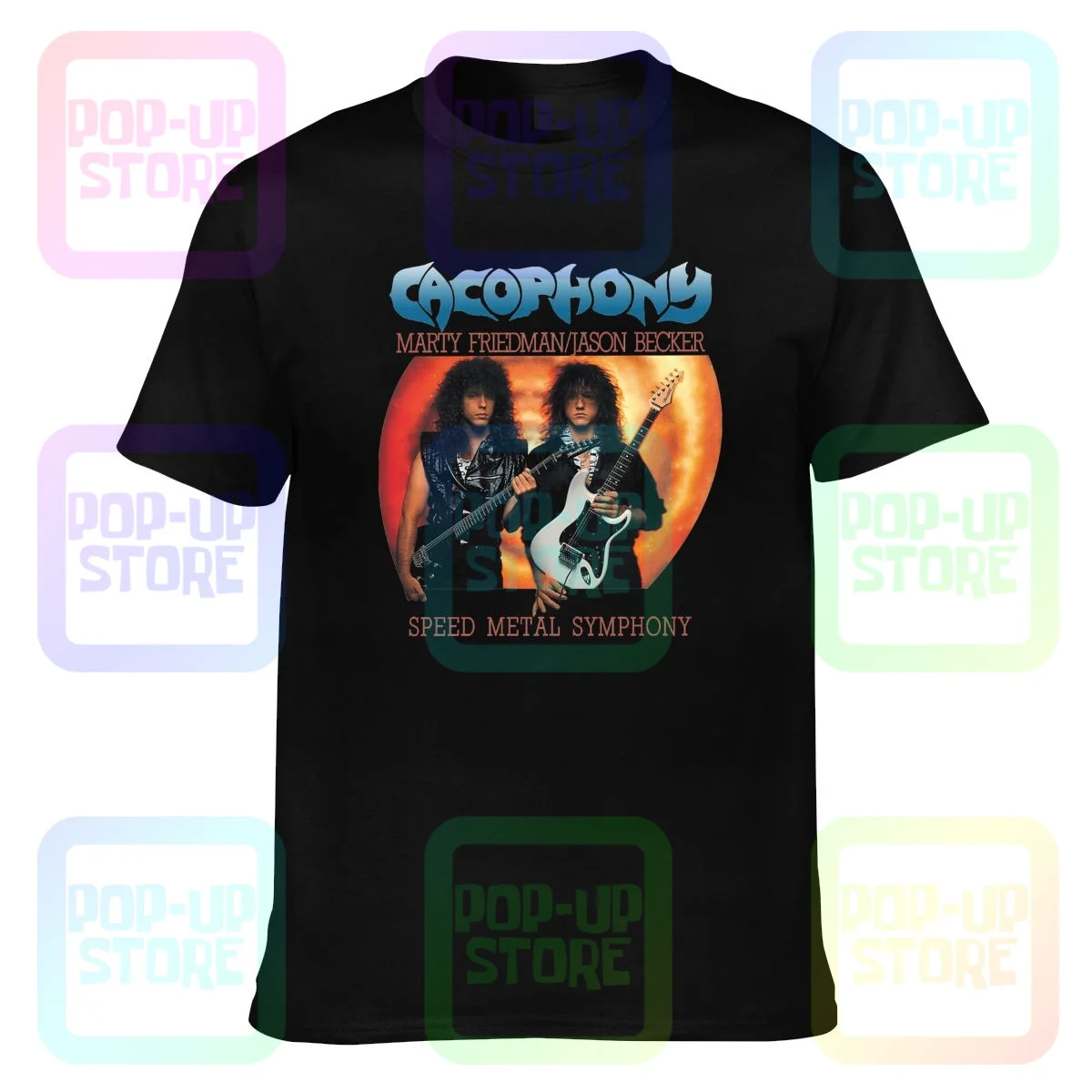 Cacofonia Marty Jerry Man Jason Becker Speed Metal Sinfonia T-Shirt T-Shirt Novità Cool