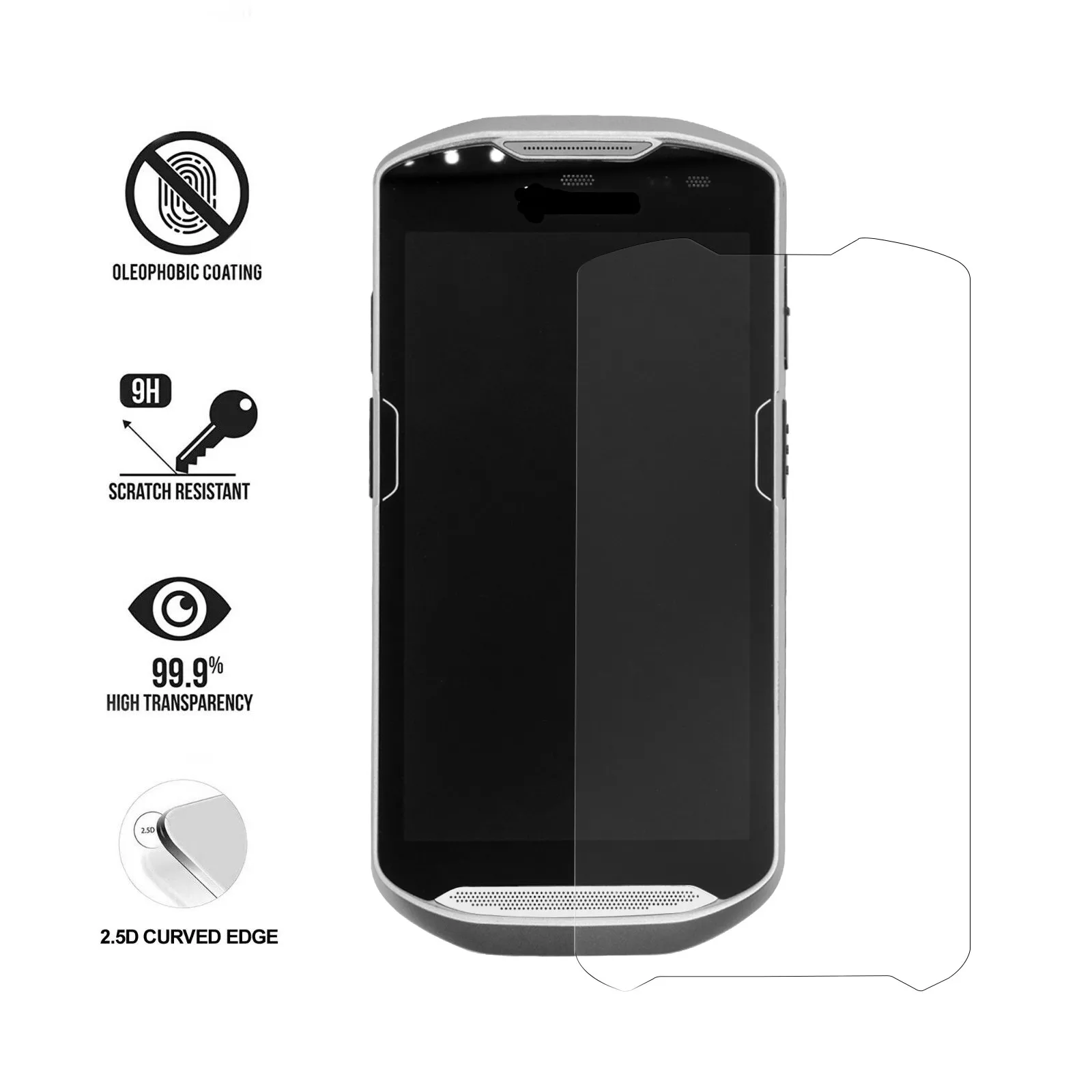 Protetor de Tela Motorola Zebra Tc21 Tc210k Tc26 10 Pcs - Imagem 5