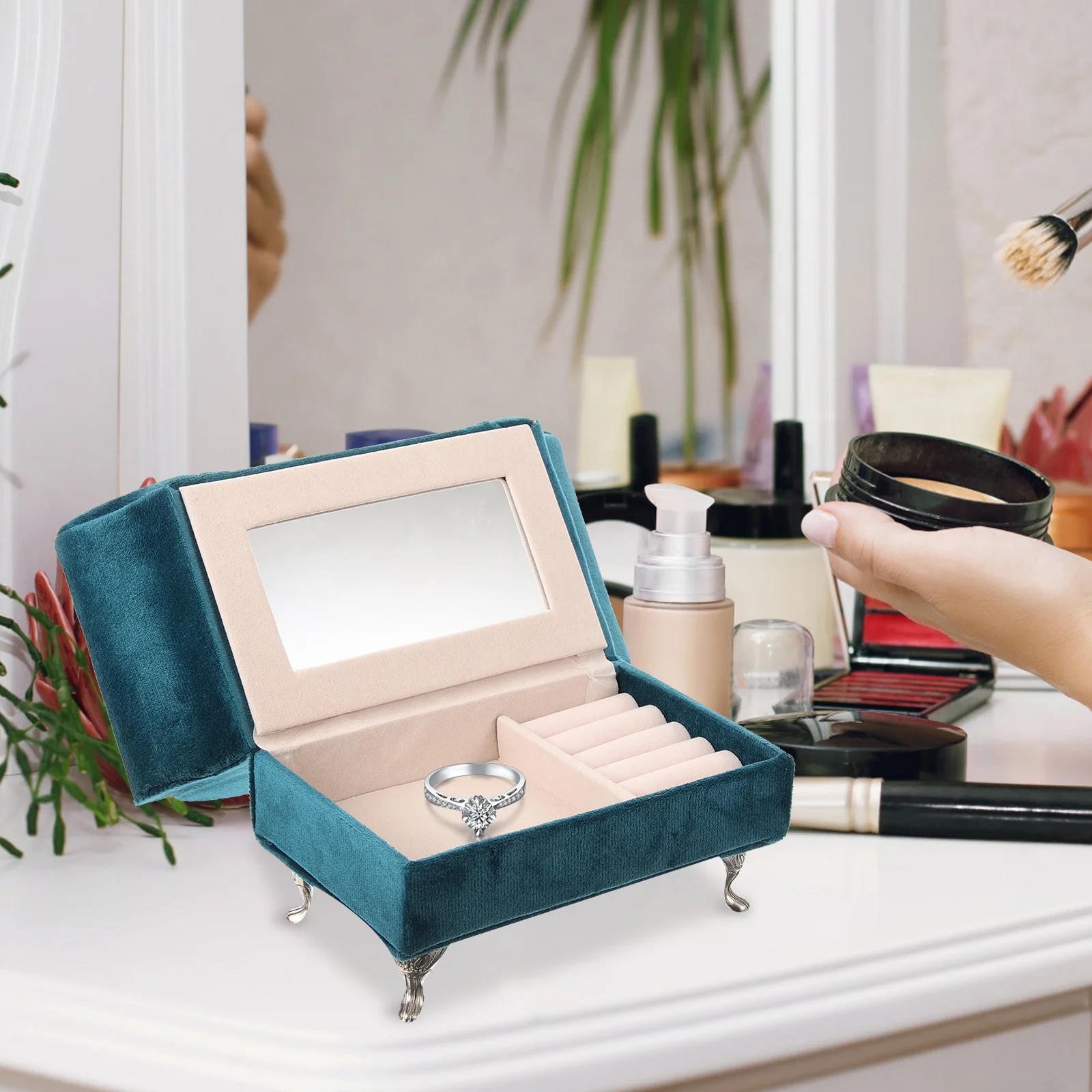 

Sofa Jewelry Box Earring Organizer Earrings Holder Case Storage Shaped Ornaments