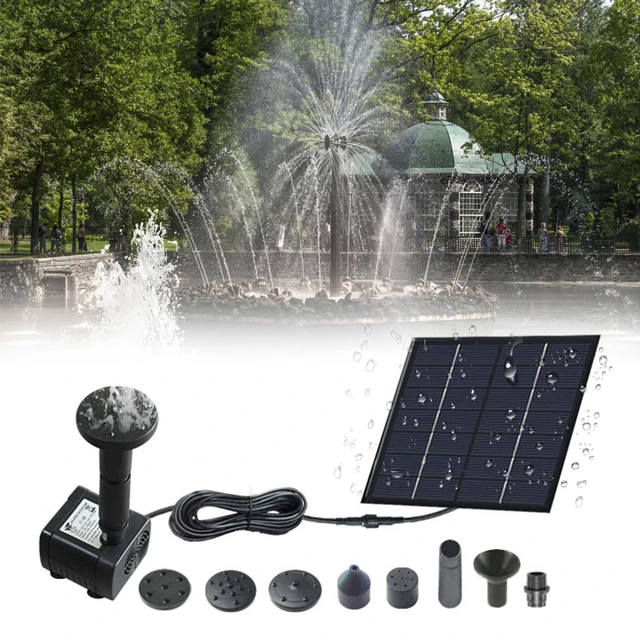 Solar Water Fountain Pump with Solar Panel