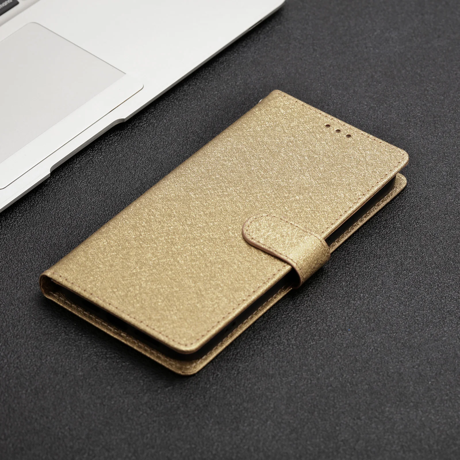 Retro Magnetic Flip Leather Wallet Case with Stand and Shockproof Design
