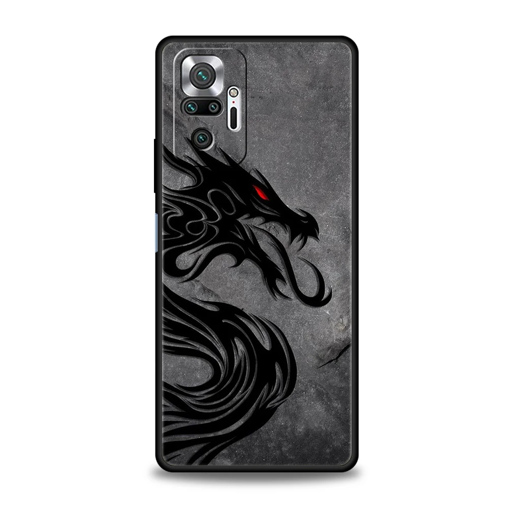 Exquisite Dragon Silicone Phone Case - Durable Protective Shell s Coque