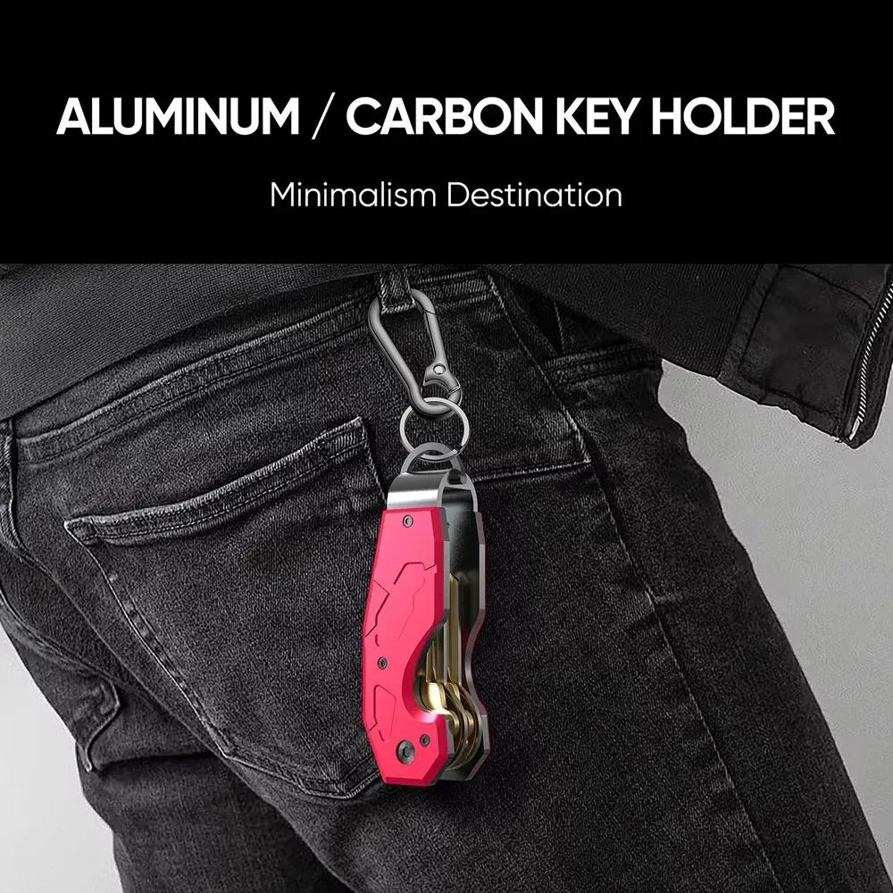Sleek Minimalist Key Organizer – Stylish Keychain