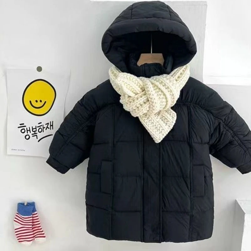 

Girls Down Coat Jacket Cotton Windbreak 2023 Yellow Warm Plus Thicken Minus Snowsuit Teenagers Winter Children's Clothing