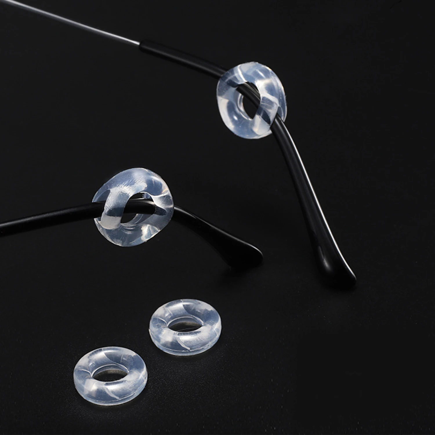 

10Pairs Anti Slip Ear Hook Eyeglass Eyewear Accessories Eye Glasses Silicone Grip Temple Tip Holder Spectacle Eyeglasses Grip