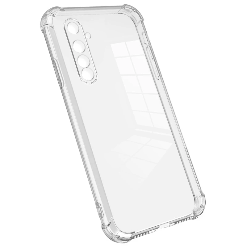 Shockproof Transparent Silicone Case - Protective Back Cover