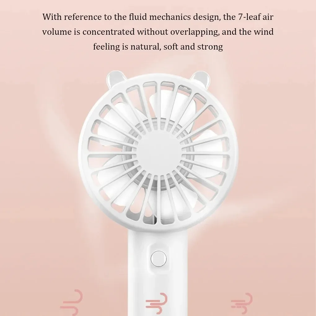 휴대용 미니 선풍기 USB 충전식 선풍기, 책상 테이블 선풍기, 에어컨 음소거 쿨러, 야외 가정 사무실 학교