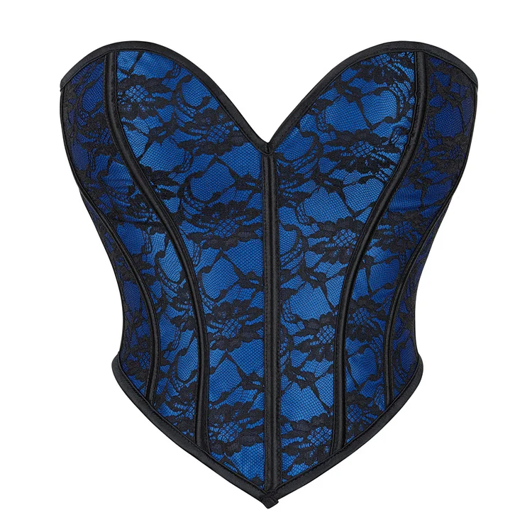 

Deep Blue Color S-xxl Sizes Body Shapers Women Cropped Tops Short Style Strapless Sexy Women's Bodysuit Corset Mujer Top